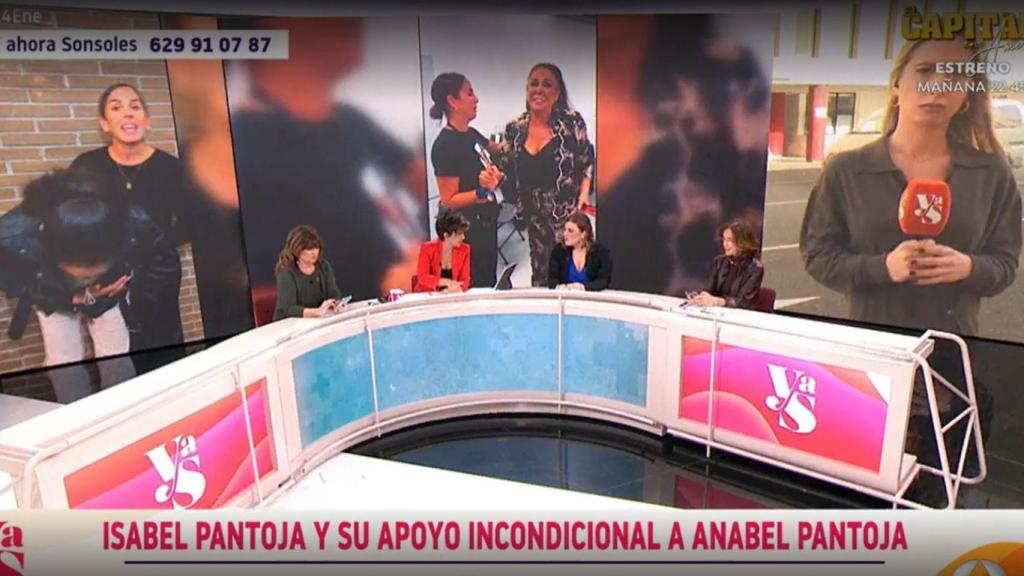 Sonsoles Ónega y los colaboradores durante el programa de hoy.