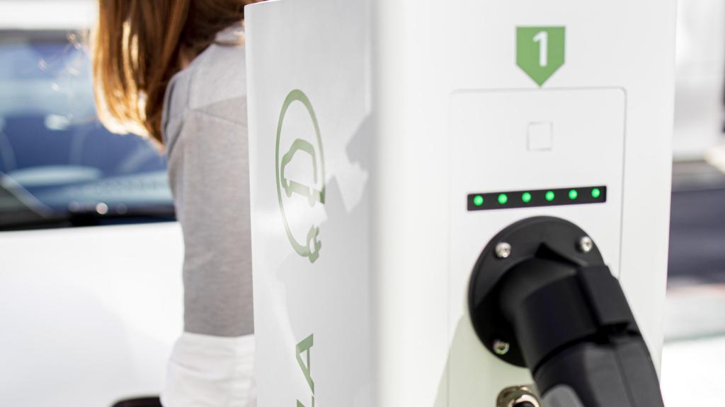 Un punto de recarga de Iberdrola