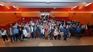 El alcalde de Valladolid, Jesús Julio Carnero, preside un acto con presencia del personal laboral del Ayuntamiento vinculado al proceso de estabilización