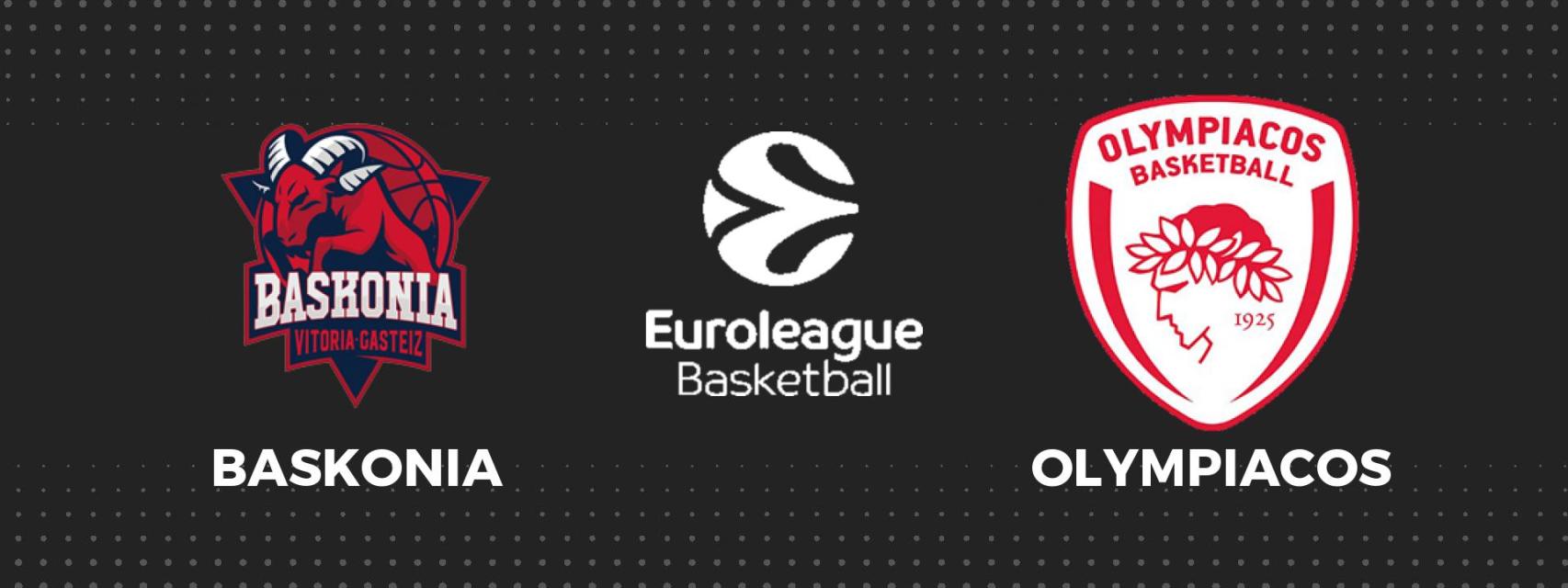 Baskonia - Olympiacos, Euroliga de baloncesto en directo