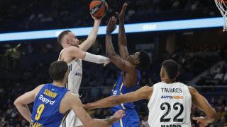 Dzanan Musa, durante el partido contra Maccabi.