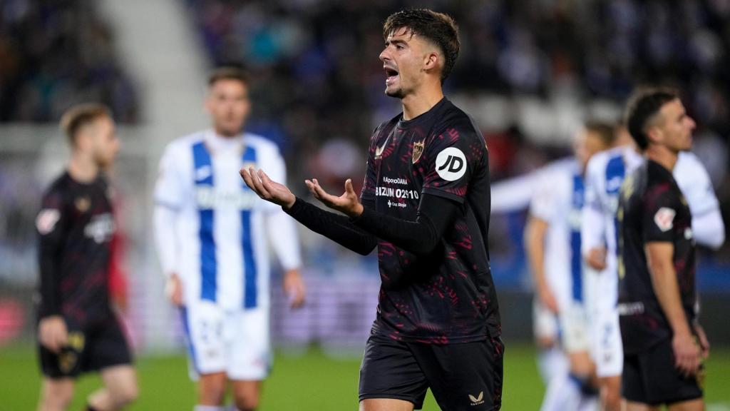 Kike Salas, durante un partido con el Sevilla