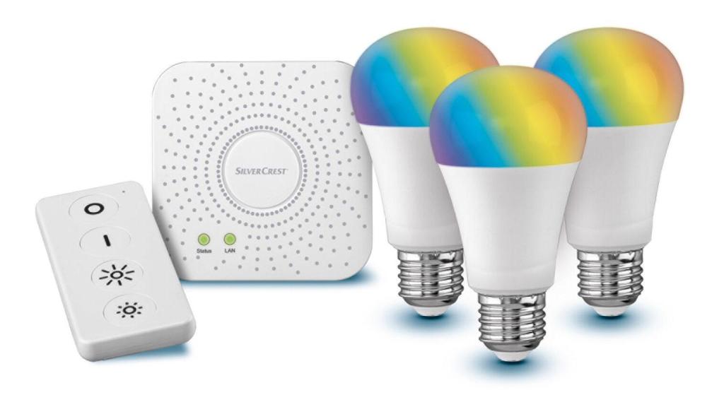 El set básico de bombillas inteligentes de Lidl