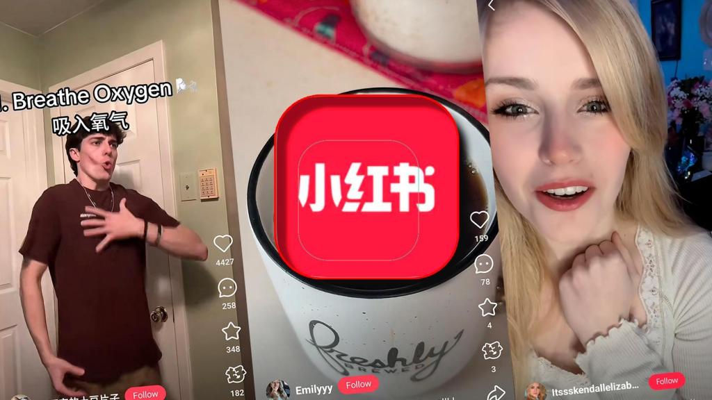 Fotomontaje de Rednote