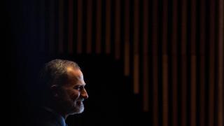 El rey Felipe VI durante la clausura este martes de la IX Conferencia de Embajadores de España.