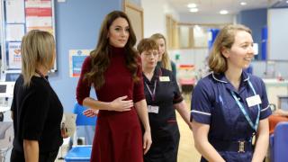 La princesa de Gales ha visitado el hospital Royal Marsden.