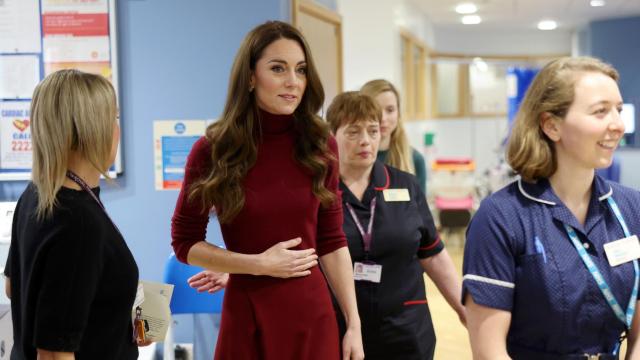 La princesa de Gales ha visitado el hospital Royal Marsden.