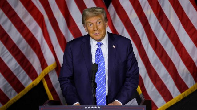 Donald Trump durante un mitin  el pasado mes de octubre.
