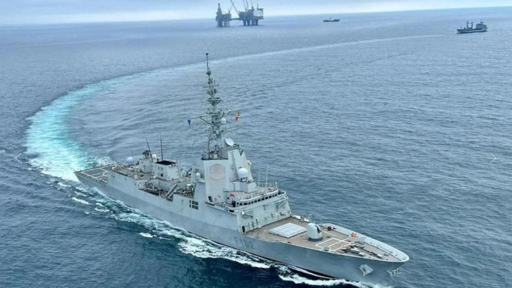 El buque insignia del Grupo Marítimo 1 de la OTAN.