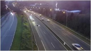 Inmediaciones de la AP-9 donde se produjo el accidente