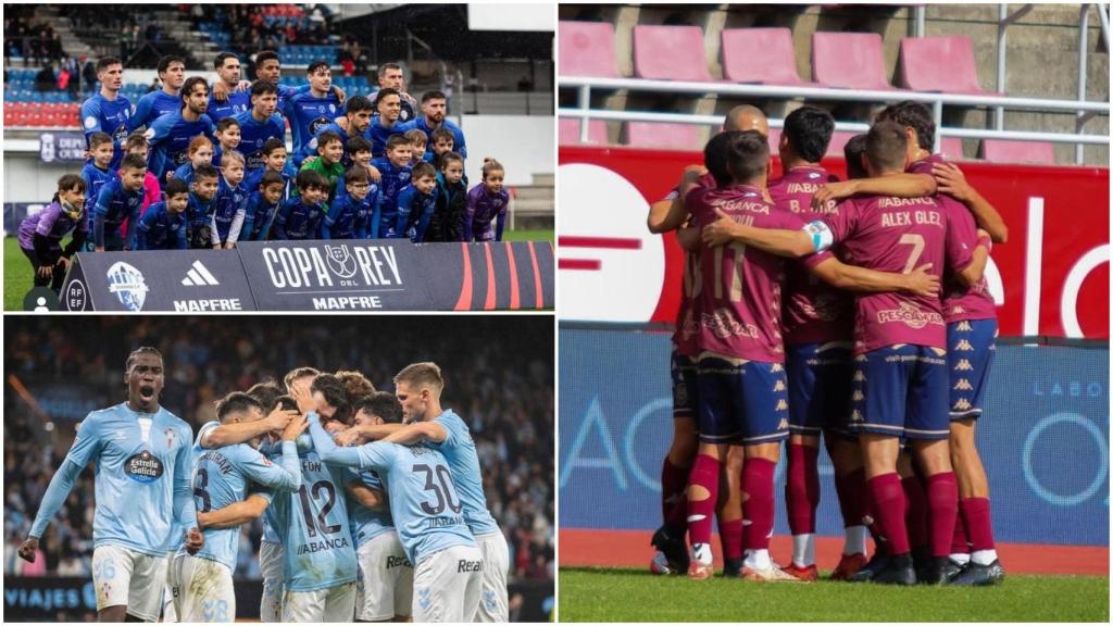 Equipos gallegos en octavos de Copa del Rey.