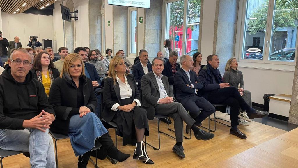 Regidores y regidoras del área de Vigo en la convocatoria de SOS Sanidade Pública.