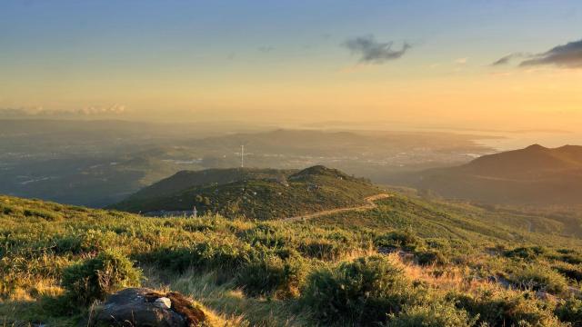 Vistas desde la cima del Monte Xiabre