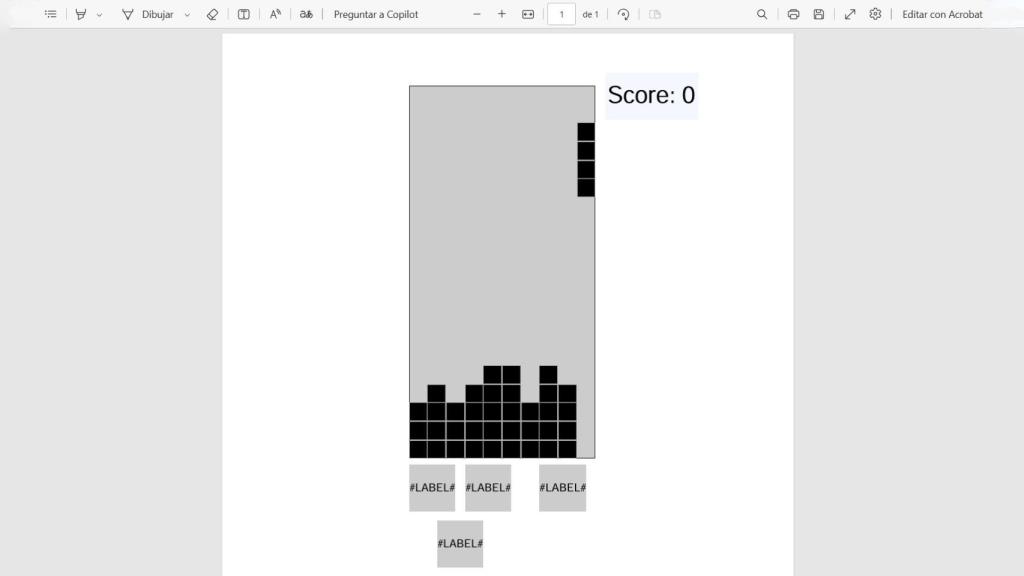 Tetris en PDF