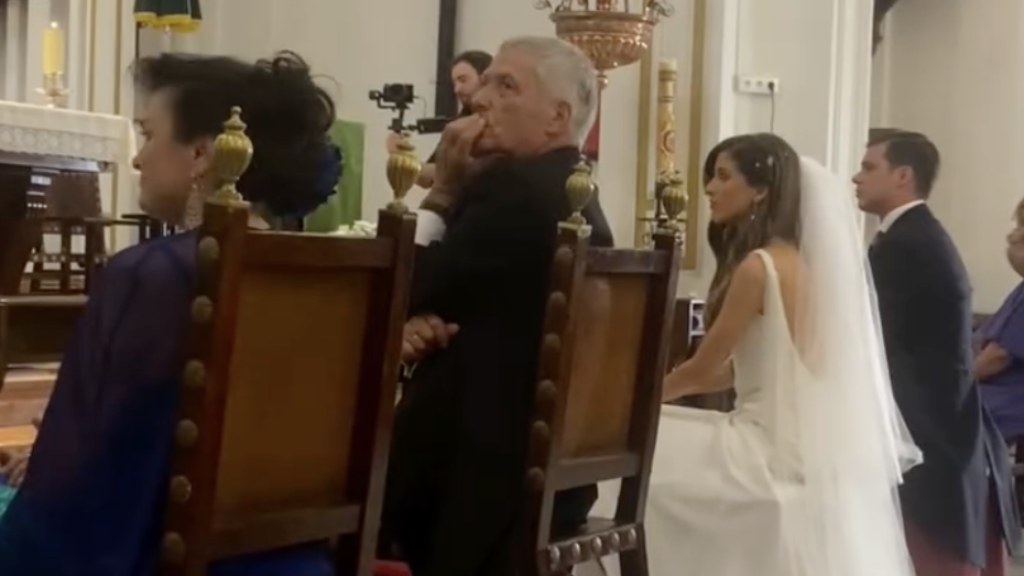 Ángel María Villar, junto a Beatriz Rosety en la ceremonia