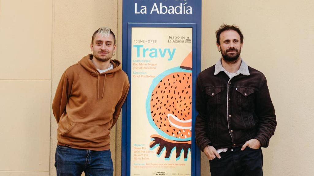 Pau Matas (izquierda) y Oriol Pla (derecha). Foto: Teatro La Abadía