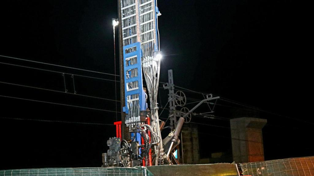 Adif desobedece las indicaciones del Ayuntamiento de Palencia y trabaja por la noche en las obras del AVE