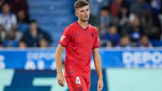 Kike Salas, durante un partido con el Sevilla