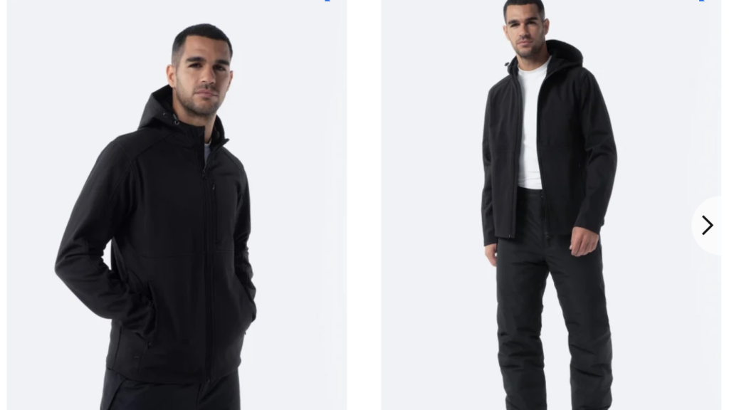 Chaqueta deportiva con capucha.