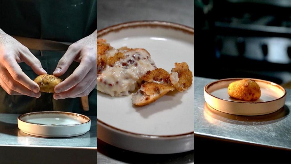 Croqueta de jamón del restaurante