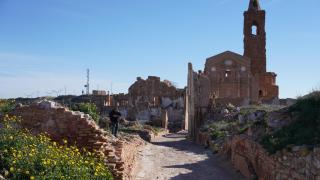 Estado actual de las ruinas del pueblo viejo de Belchite.