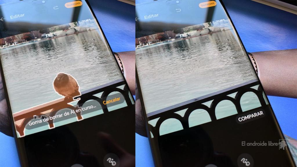 HONOR Magic 7 Lite al borrar objetos