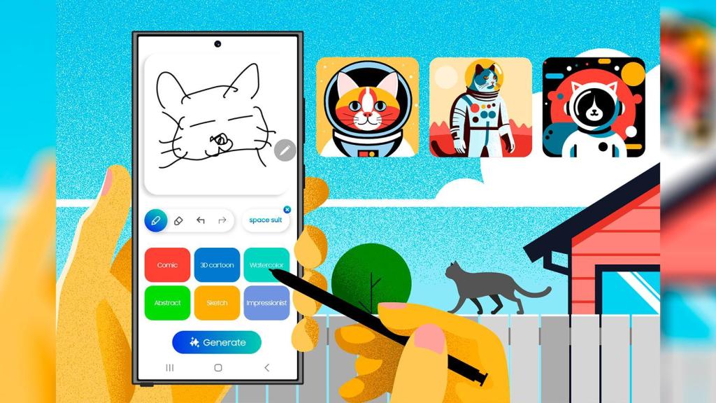 El nuevo Sketch to Image de Samsung