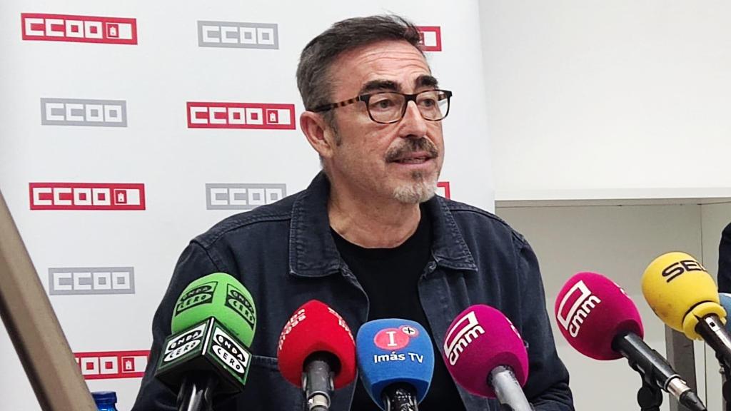 Paco de la Rosa durante su comparecencia este miércoles en Toledo.