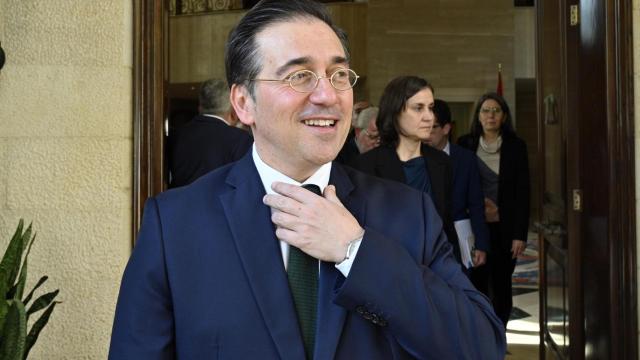 El ministro de Asuntos Exteriores, José Manuel Albares, este miércoles en Beirut.
