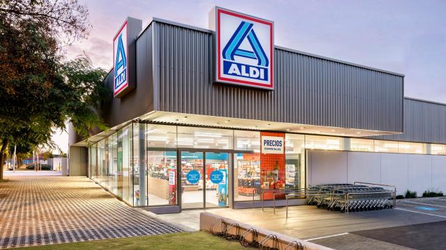Imagen de una tienda Aldi.