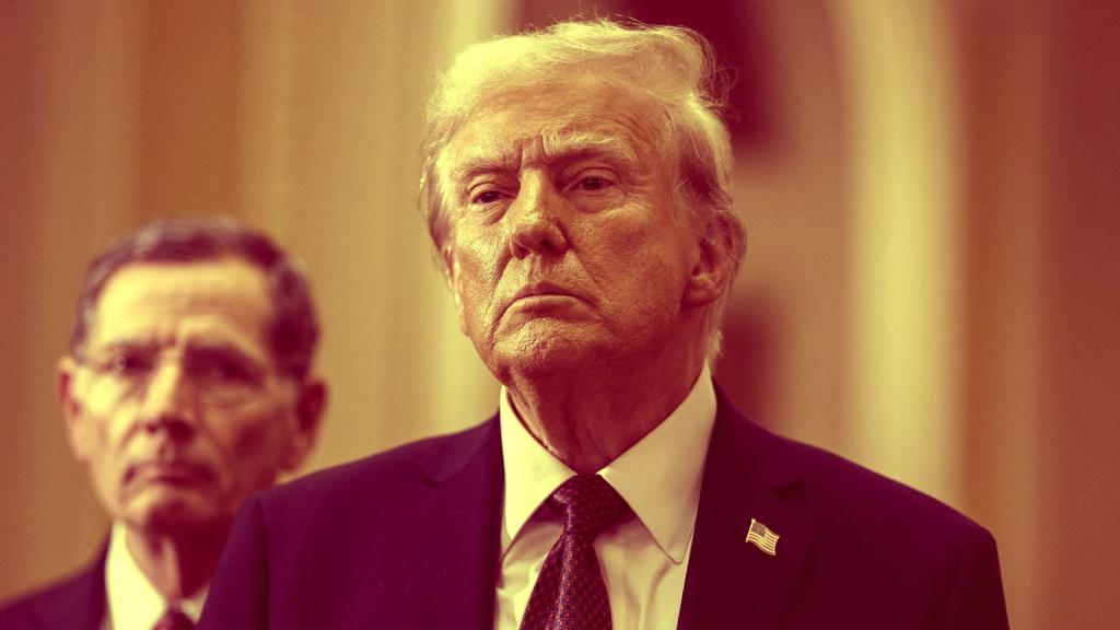 Donald Trump, presidente de Estados Unidos, el pasado 8 de enero en el Capitolio.