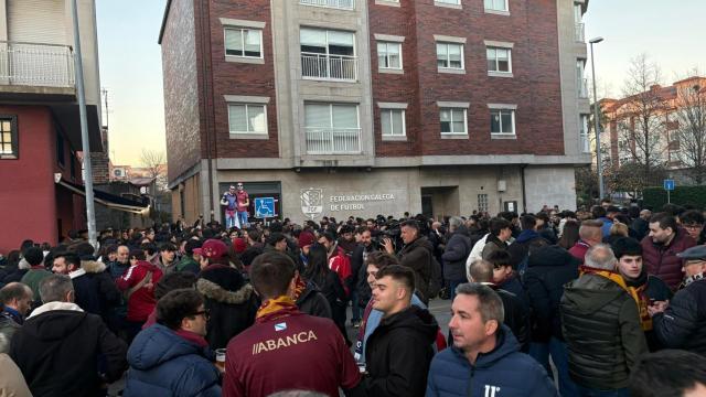 Pontevedra se viste de granate para una cita histórica en Copa del Rey