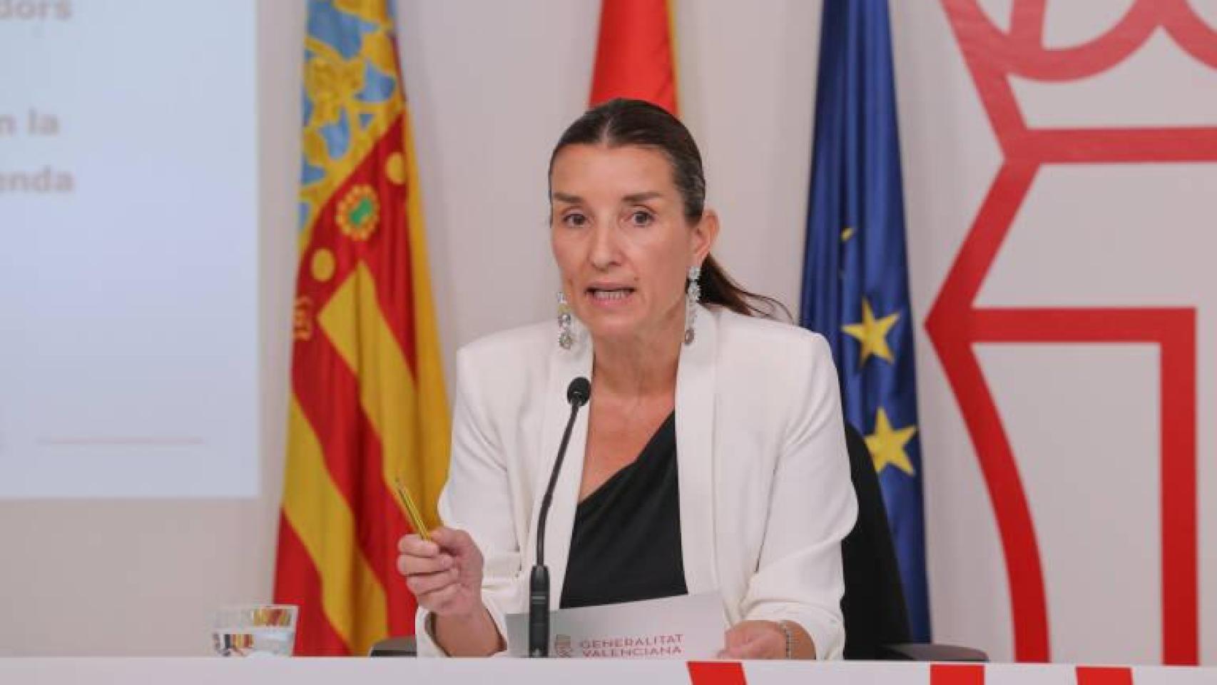 La consellera de Hacienda, Ruth Merino. EE