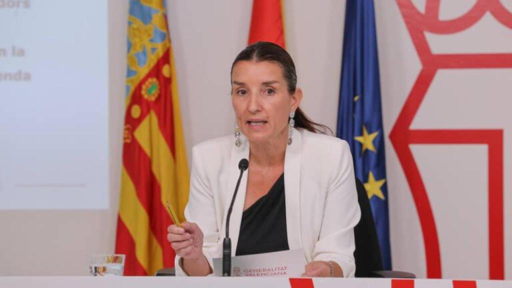 La consellera de Hacienda, Ruth Merino. EE