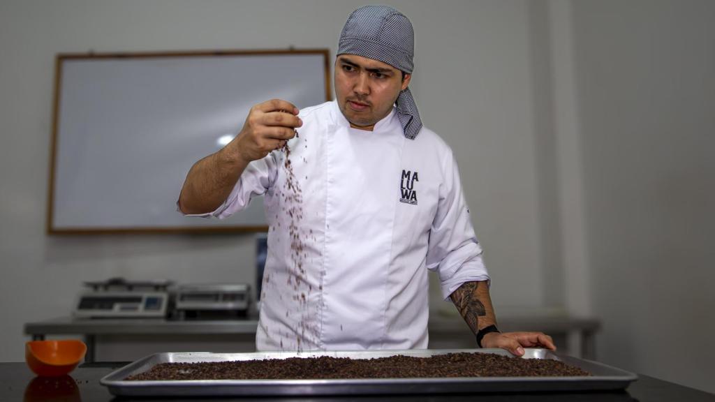 Marlon Ferreira, maestro chocolatero de Maluwa