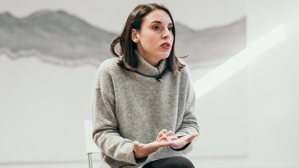La exministra de Igualdad y actual eurodiputada de Podemos Irene Montero.