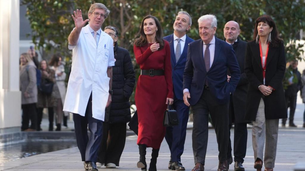 La reina Letizia en su visita a la Fundación Dexeus Mujer