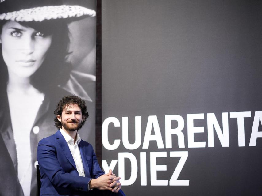 Iago Jover, durante la presentación