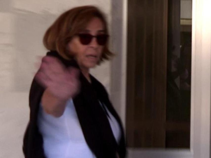 Merchi, a su llegada al centro médico, este jueves, 16.