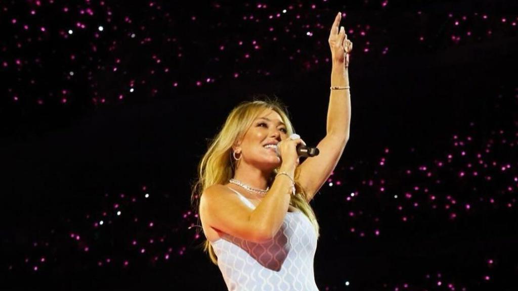 Amaia Montero, en el concierto de Karol G en Madrid el pasado julio.