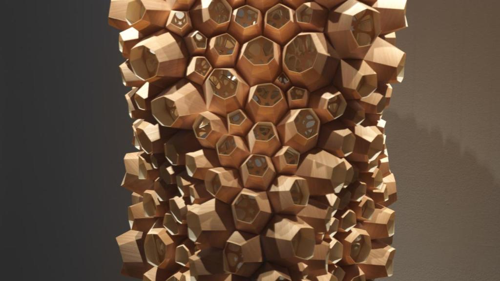 Crisálida, de Andrew Kudless. Colección del Pompidou