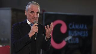 El exbanquero Mario Conde en el Cámara Business Club de Alicante.