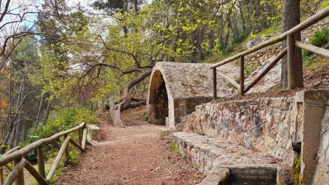 Uno de los tramos del sendero.