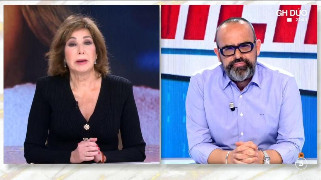Ana Rosa Quintana y Risto Mejide en 'TardeAR'.