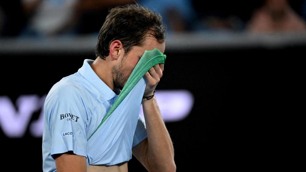 Daniil Medvedev, tras su derrota en el Open de Australia