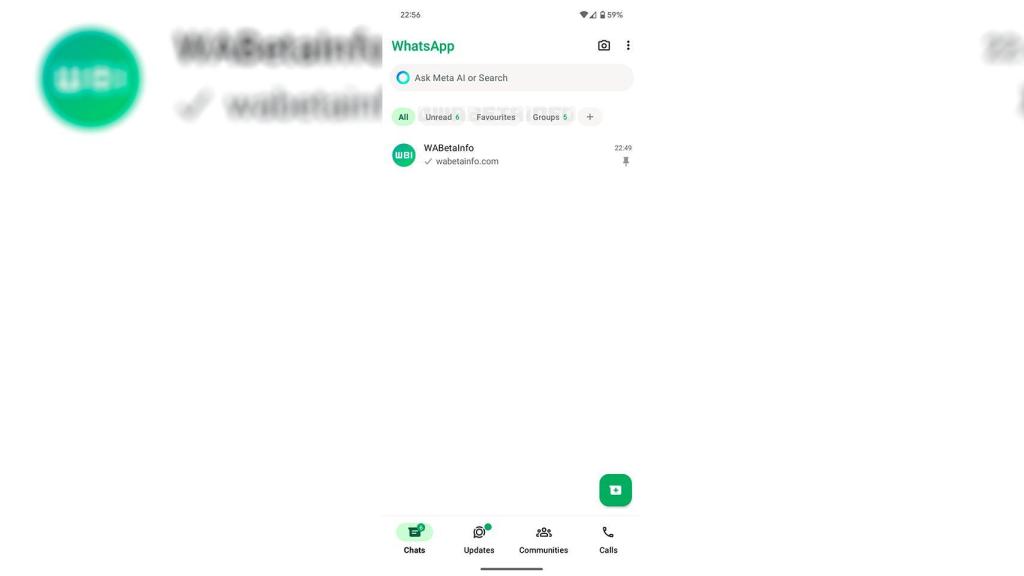El contador de mensajes de WhatsApp