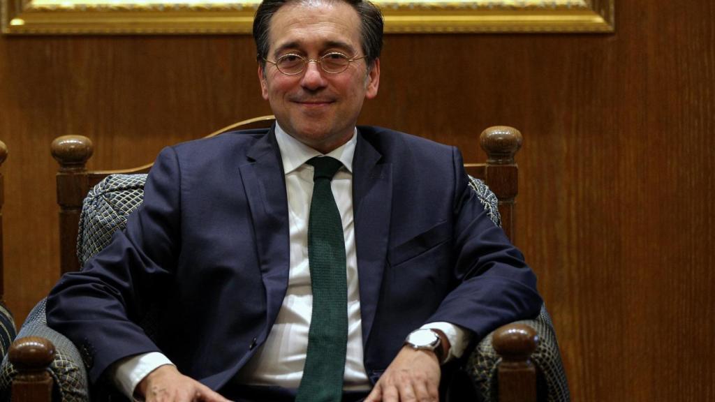 El ministro José Manuel Albares, el miércoles en Beirut (Líbano), antes de iniciar su visita a Siria.