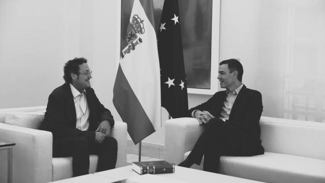 Pedro Sánchez y Álvaro García Ortiz, en una imagen de archivo.