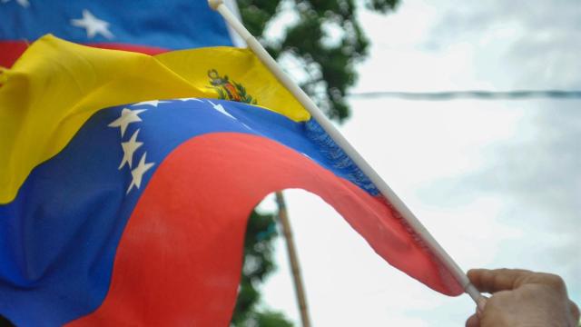 Imagen de la bandera venezolana.