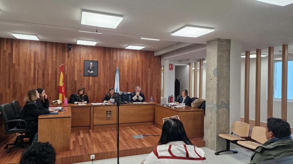 Imagen de los acusados durante la vista